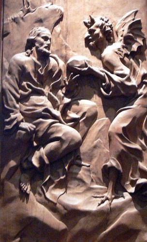 Satan tempts Christ first (3)