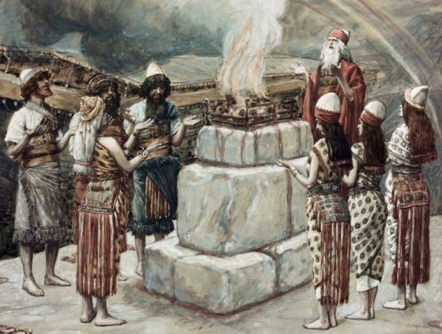 Noah's Sacrifice  James J. Tissot (1836-1902/French)  Jewish Museum, New York